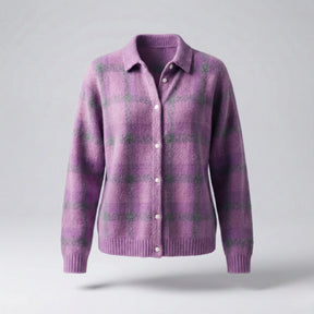 Jetta™ | Cardigan Rétro Check