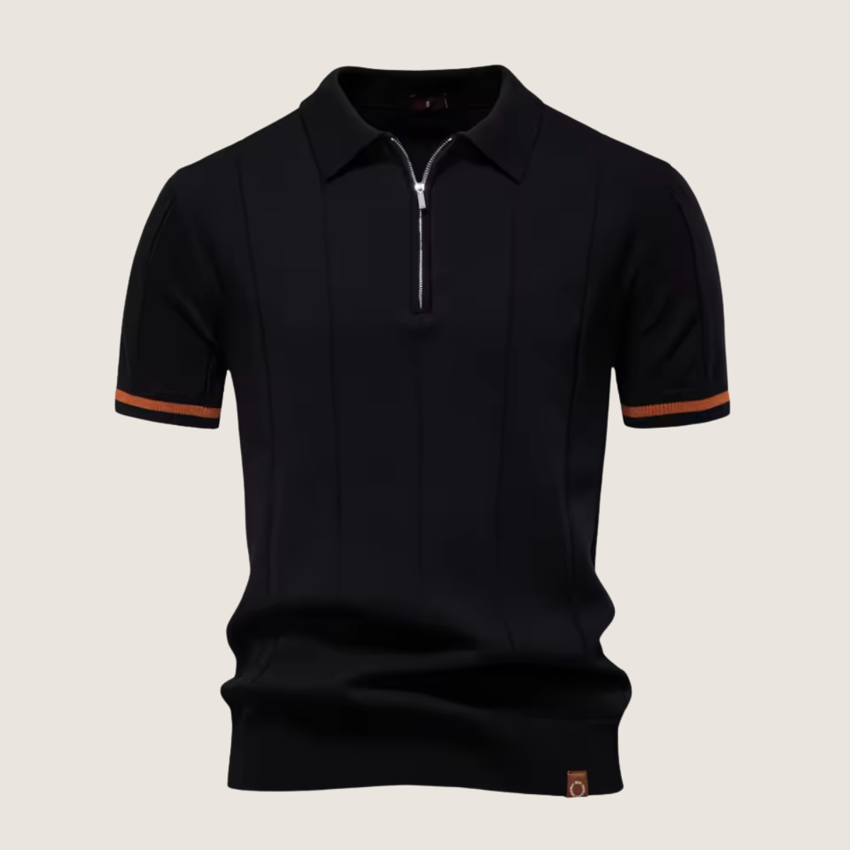 Jetta – Polo Slim Fit pour Homme avec Fermeture Éclair – Style Minimaliste et Confort pour Toutes les Occasions