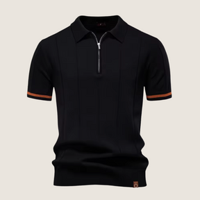 Jetta – Polo Slim Fit pour Homme avec Fermeture Éclair – Style Minimaliste et Confort pour Toutes les Occasions
