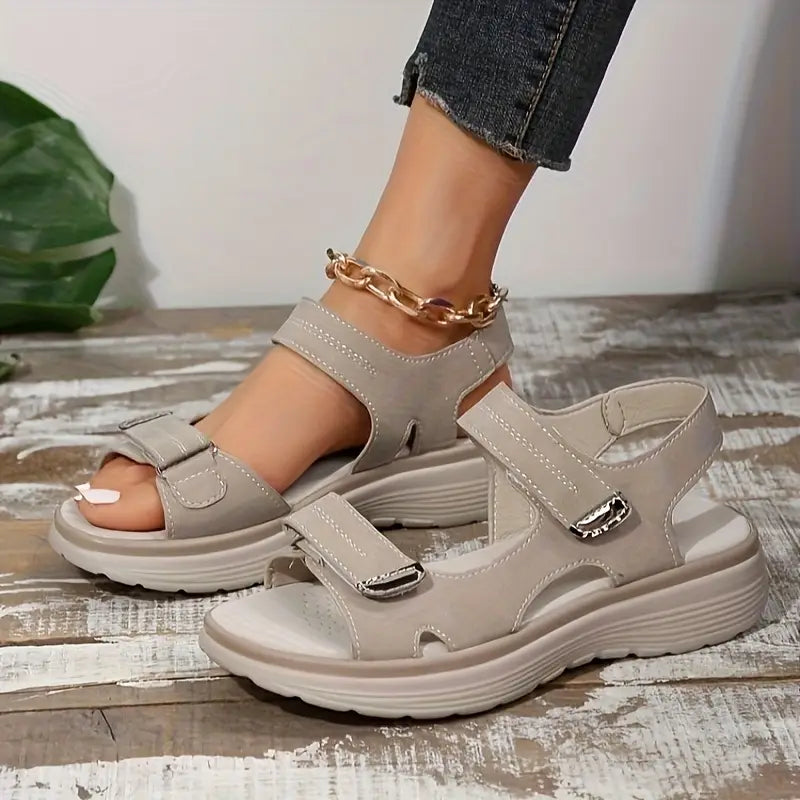 Jetta – Sandales Confortables pour Femmes avec Scratch ActiveStep™