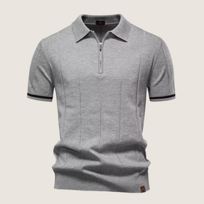 Jetta – Polo Slim Fit pour Homme avec Fermeture Éclair – Style Minimaliste et Confort pour Toutes les Occasions