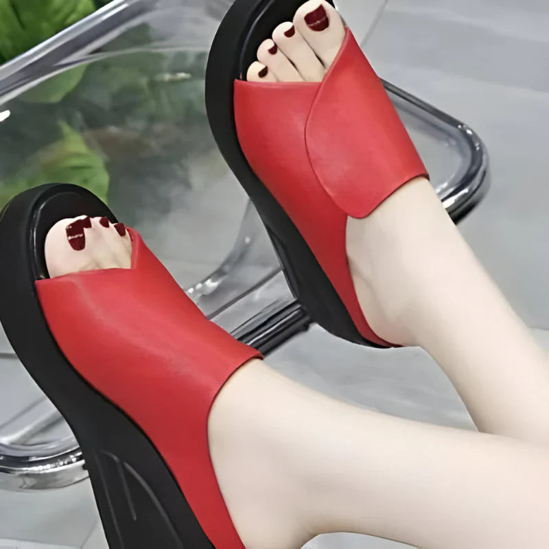 Jetta – Mule Féminine Confort Élégant NoirLift