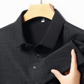 Jetta – Chemise Homme à Imprimé Géométrique en Tissu Texturé