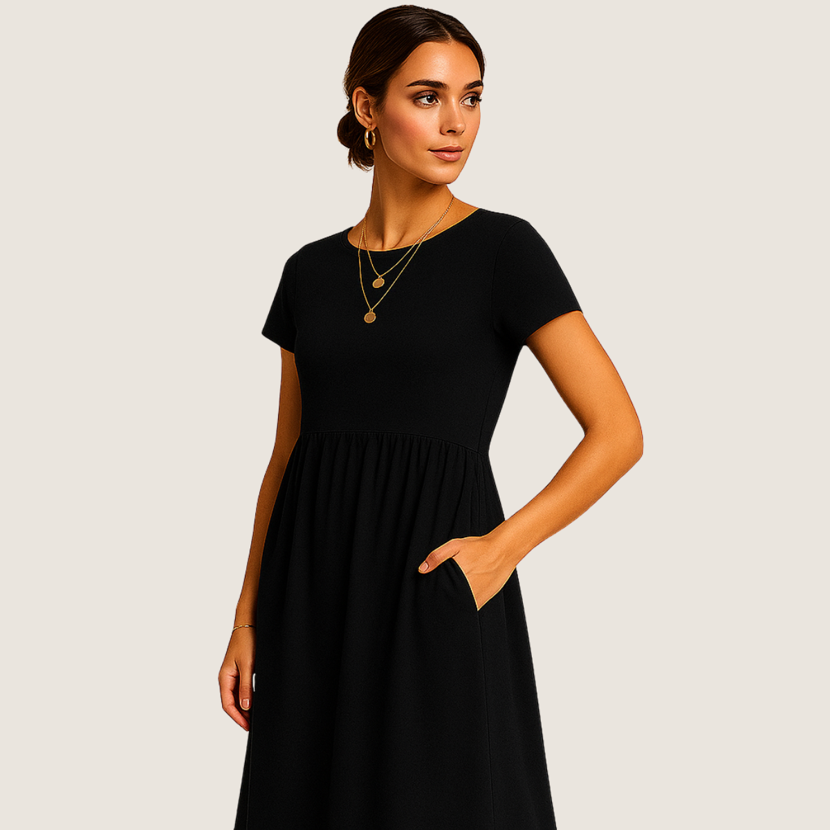 Jetta Robe Midi Alice – Élégance Décontractée et Intemporelle