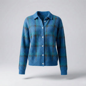 Jetta™ | Cardigan Rétro Check