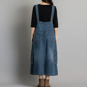 Jetta Robe chasuble en denim ample