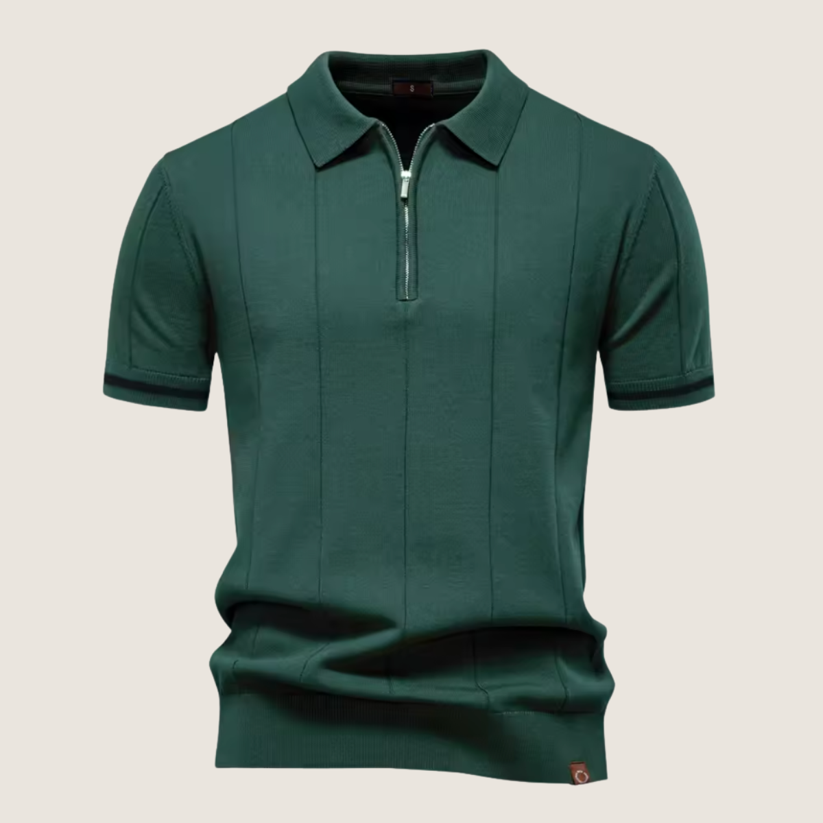 Jetta – Polo Slim Fit pour Homme avec Fermeture Éclair – Style Minimaliste et Confort pour Toutes les Occasions