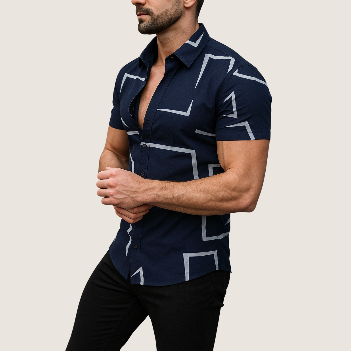 Jetta Chemise Imprimée – Style Estival Décontracté