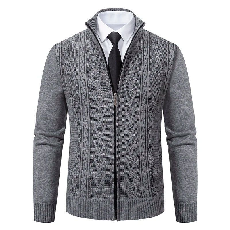 AlpineGuard™ Cardigan Zippé Homme