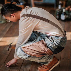 Jetta Salopette en denim à empiècements contrastés