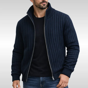Jetta | Veste zippée classique élégante – RibbedWarm™
