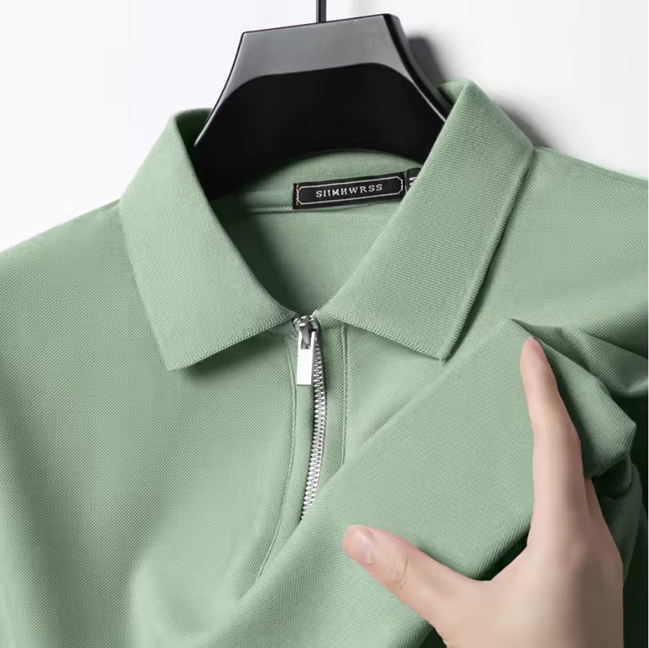 Jetta – Polo pour Homme avec Fermeture Éclair – Style Moderne & Confort Léger