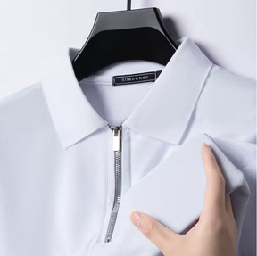 Jetta – Polo pour Homme avec Fermeture Éclair – Style Moderne & Confort Léger