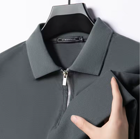 Jetta – Polo pour Homme avec Fermeture Éclair – Style Moderne & Confort Léger