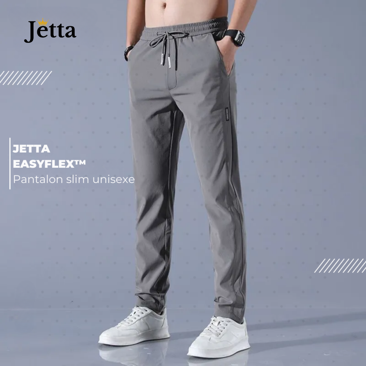 Pantalon slim unisexe - Jetta EasyFlex™ [ACHETEZ-EN 1, OBTENEZ-EN 2]