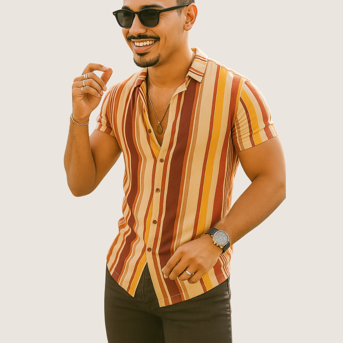 Jetta Chemise Imprimée – Style Estival Décontracté