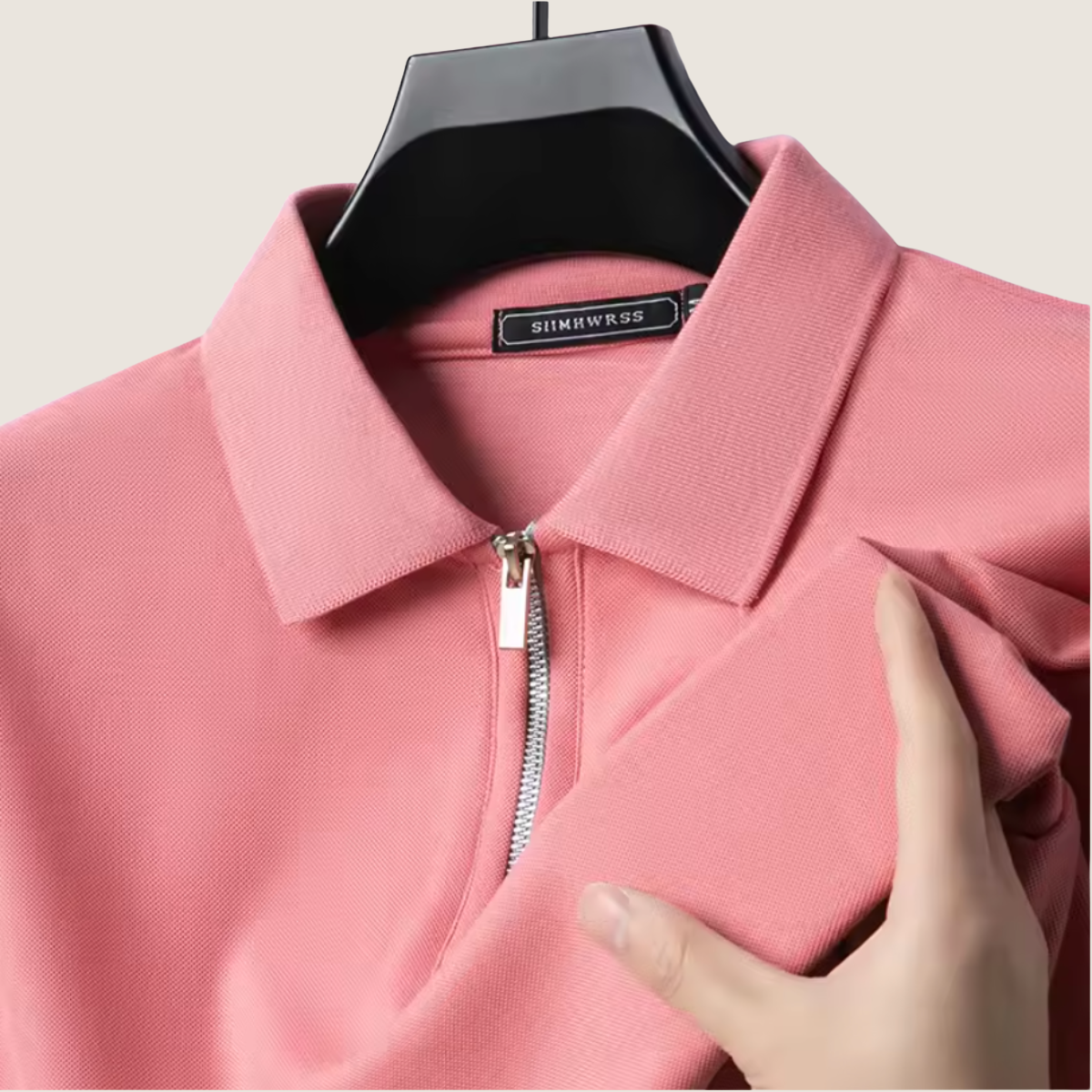 Jetta – Polo pour Homme avec Fermeture Éclair – Style Moderne & Confort Léger