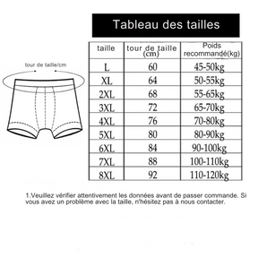 Jetta - Kit de 10 Boxers en Fibre de Bambou [Payez 5, emportez 10]