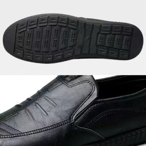 Mocassin en cuir décontractées à enfiler pour hommes