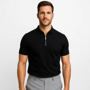 Jetta – Polo pour Homme avec Fermeture Éclair – Style Moderne & Confort Léger