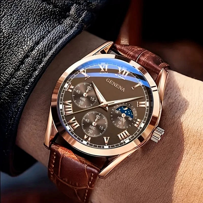 PZ® 008 – Montre Élégante Classique avec une Touche Moderne