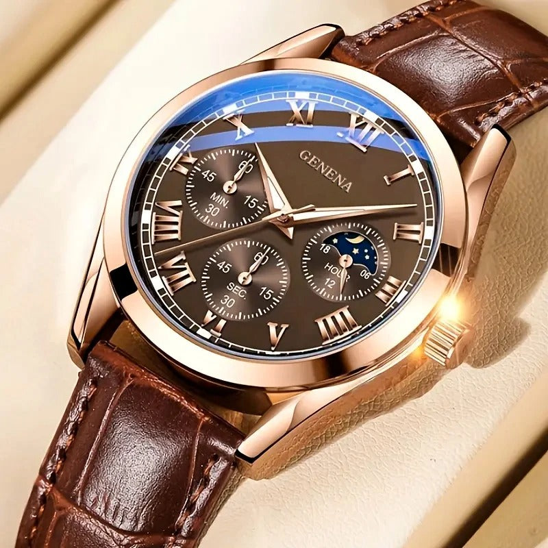 PZ® 008 – Montre Élégante Classique avec une Touche Moderne