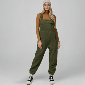 Jetta Salopette en polaire thermique avec poches zippées